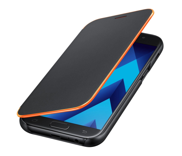 Etui Neon Flipcover do Samsung Galaxy A5 2017 czarne - 346663 - zdjęcie 4